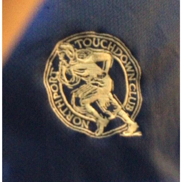 Nike Golf Men's Dri-Fit Polo Golf Shirt Solid Blue Sz XXL Black Label & Swoosh - Picture 2 of 3